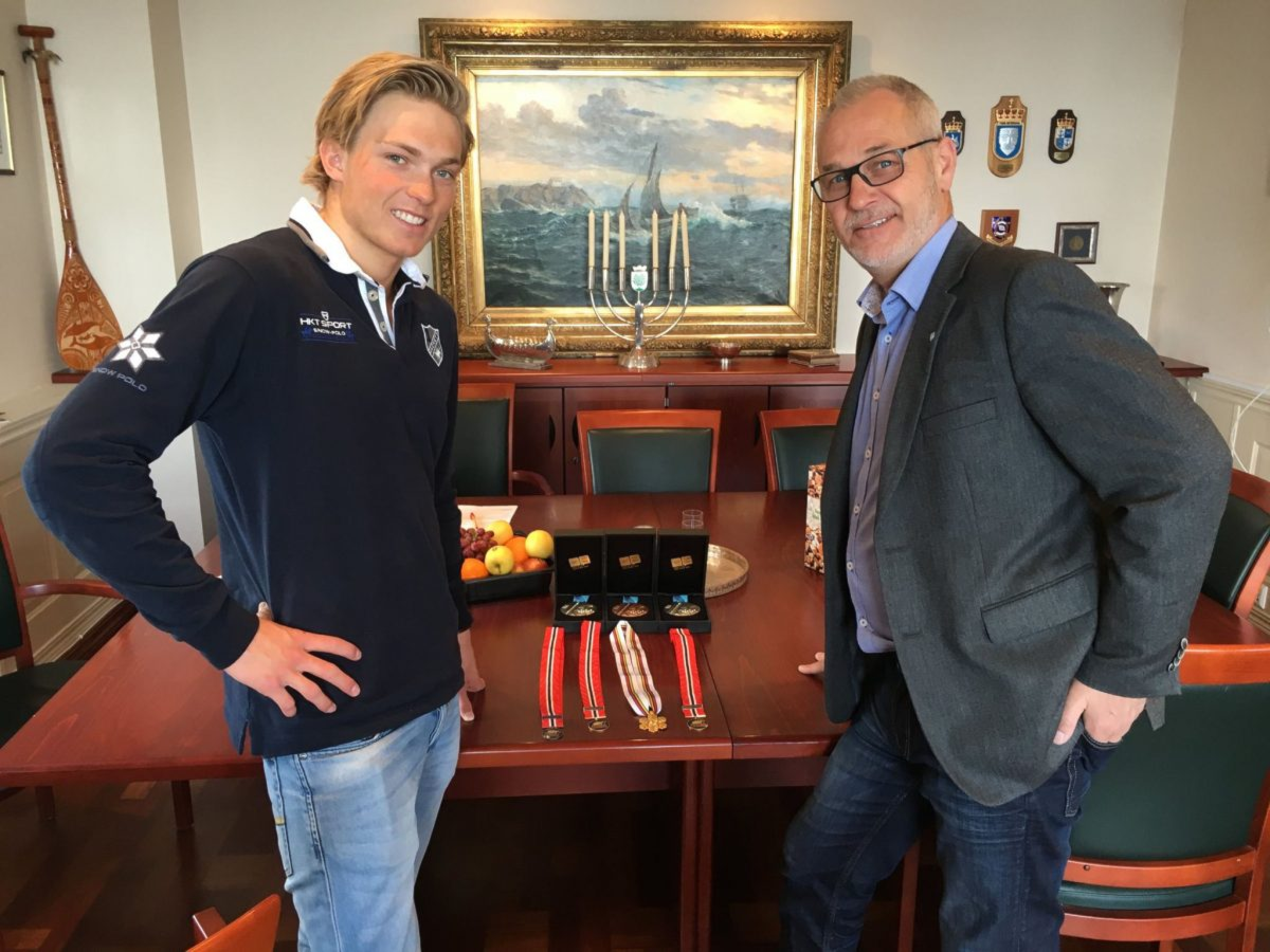 Vebjørn ble hedret av kommunen